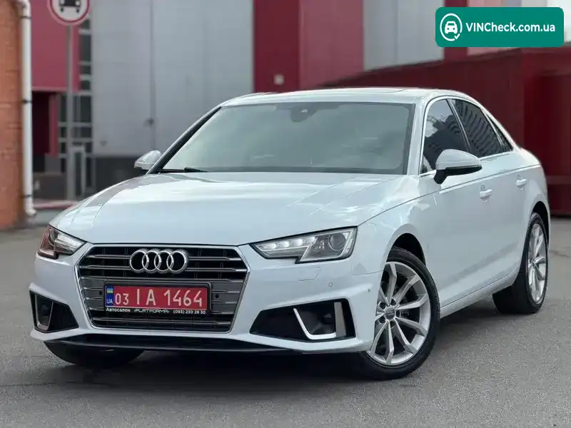 Audi A4 2019, фото з оголошення 2 з 21, VIN WAUGMAF43KN011015
