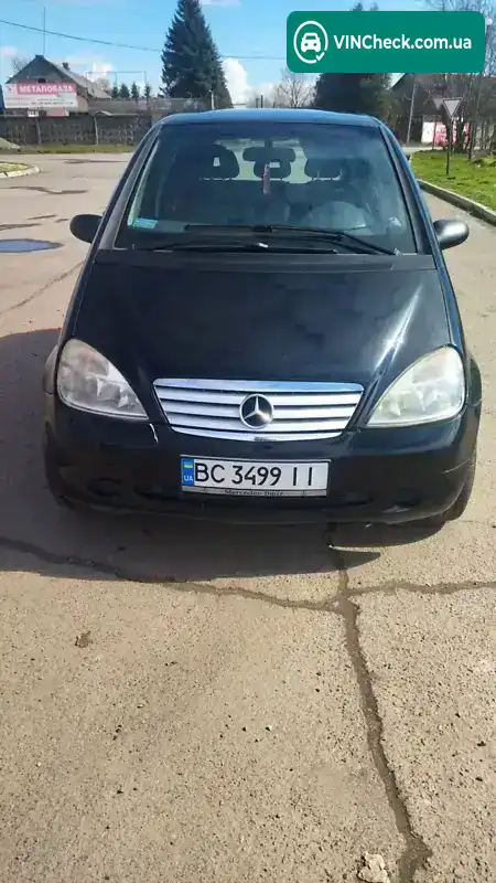Mercedes-Benz A-Class 2000, фото з оголошення 2 з 9, VIN WDB1680321J361680