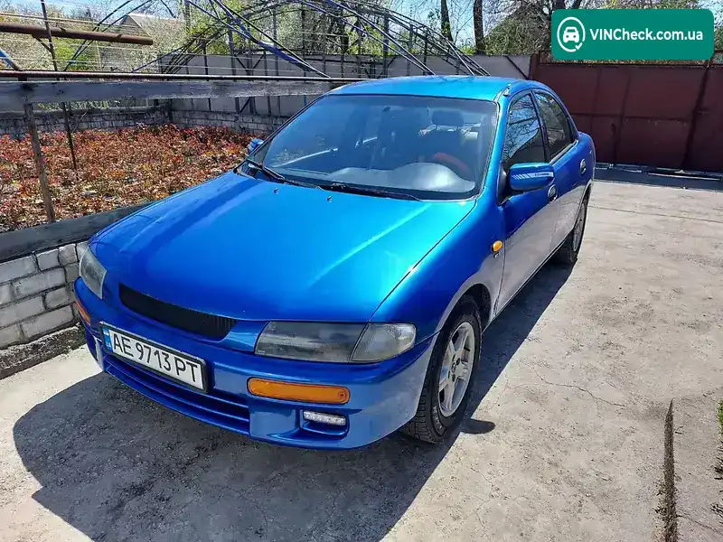 Mazda 323 1997, фото з оголошення 1 з 10, VIN JMZBA125200541598