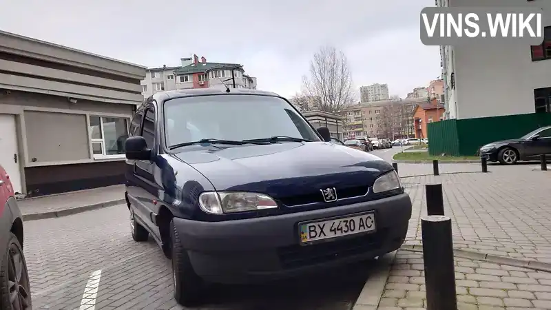 Peugeot Partner 1999, фото з оголошення 1 з 11, VIN VF35CKFXE60108613
