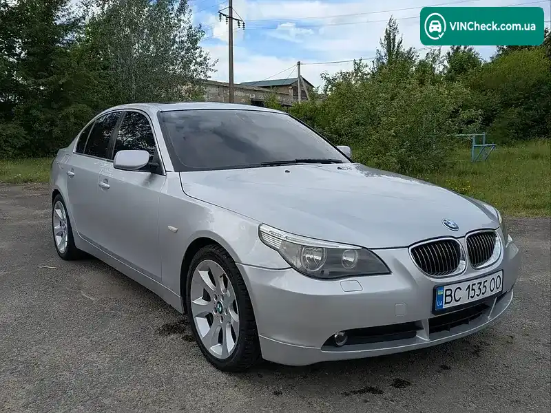 BMW 5 Series 2004, фото з оголошення 1 з 20, VIN WBANA31010B914312