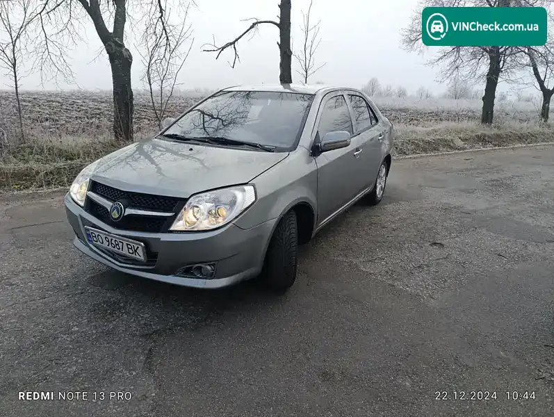 Geely MK 2008, фото з оголошення 1 з 16, VIN Y7CJL716290112606