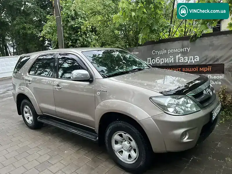 Toyota Fortuner 2006, фото з оголошення 1 з 9, VIN MR1YX59G063004307
