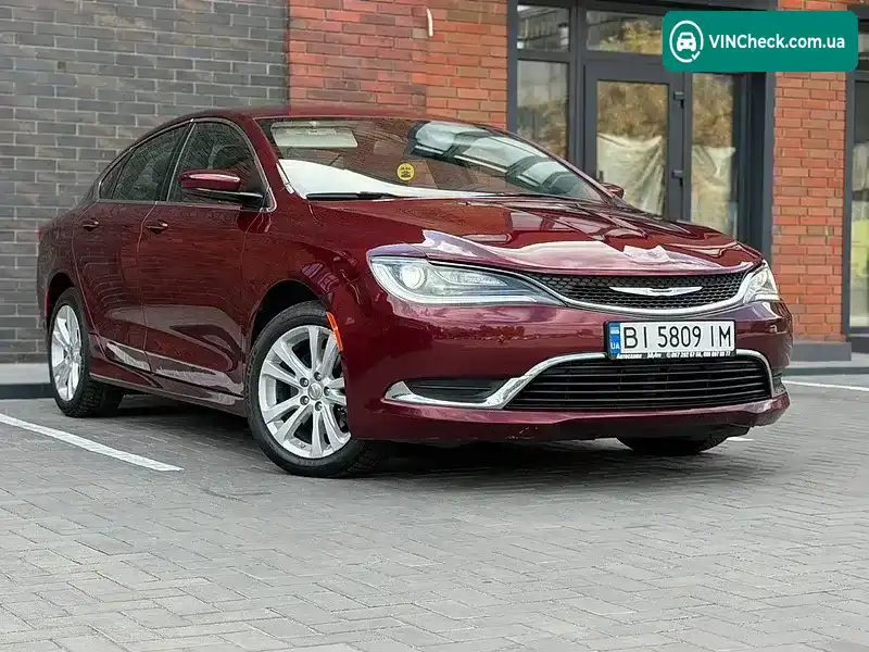 Chrysler 200 2016, фото з оголошення 1 з 20, VIN 1C3CCCAB9GN168078
