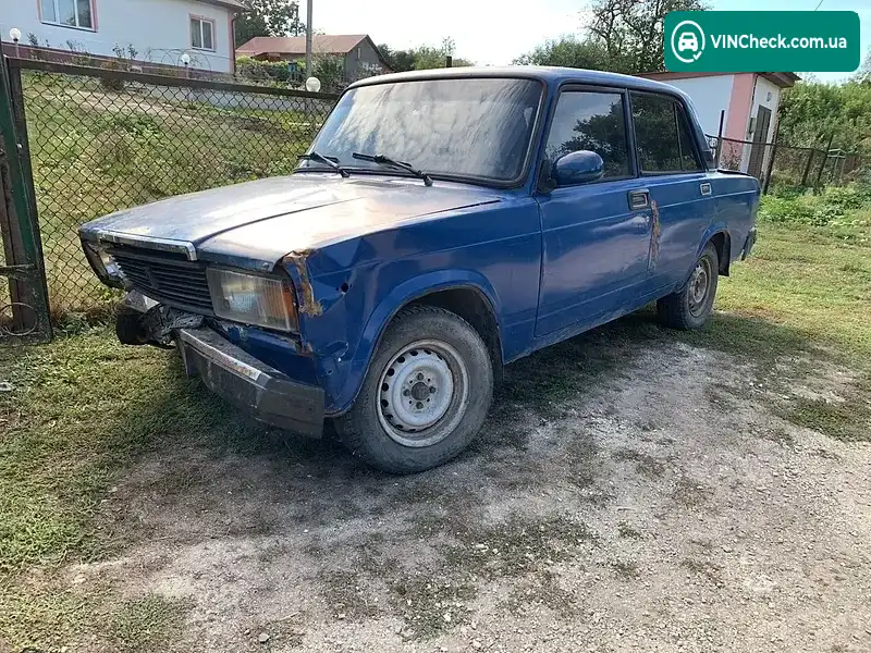 ВАЗ / Lada 2107 1983, фото з оголошення 1 з 11, VIN XTA210700D0031402