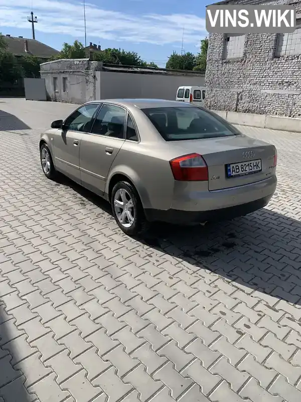 Audi A4 2001, фото з оголошення 1 з 19, VIN WAUZZZ8E82A074097
