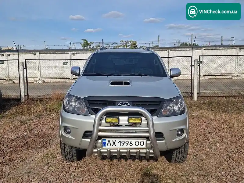 Toyota Fortuner 2007, фото з оголошення 2 з 20, VIN MR0YZ59G800048451