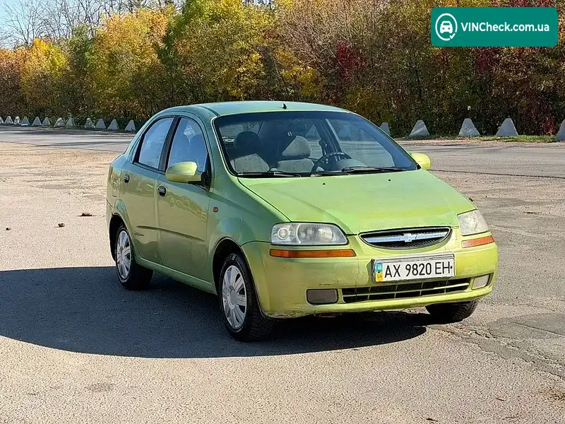 Chevrolet Aveo 2005, фото з оголошення 1 з 7, VIN Y6DSF69YE5B384374