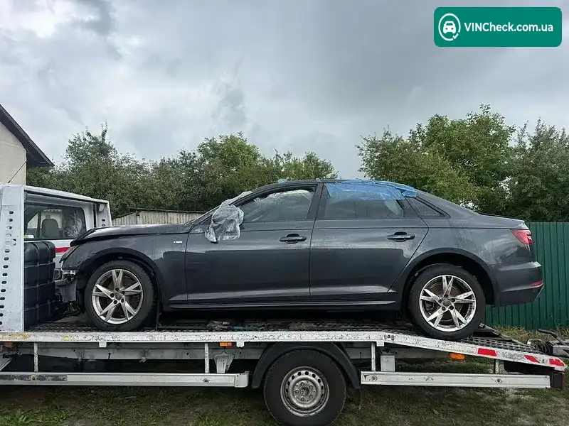 Audi A4 2018, фото з оголошення 2 з 10, VIN WAUKMAF47JA225442
