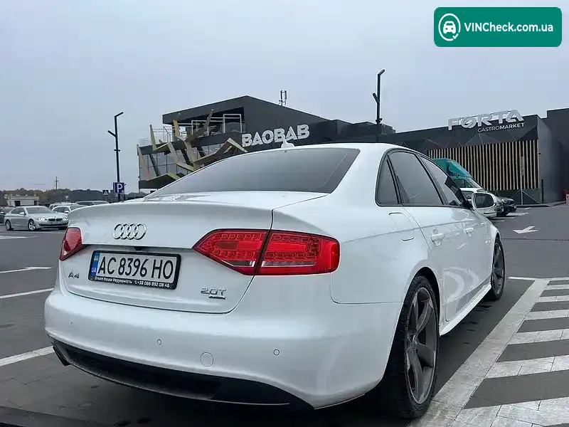 Audi A4 2011, фото з оголошення 2 з 10, VIN WAUKFAFLXCN012532