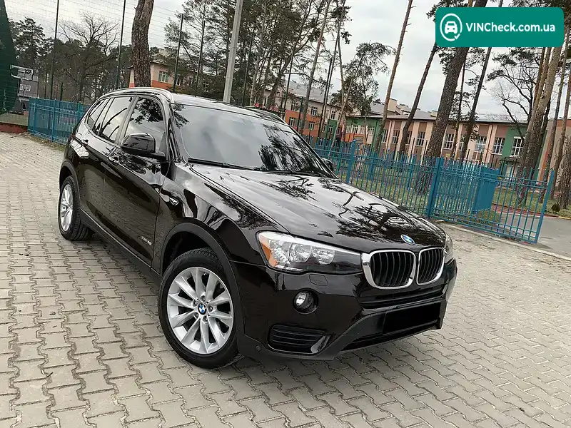 BMW X3 2015, фото з оголошення 2 з 20, VIN 5UXWX9C50F0D50935