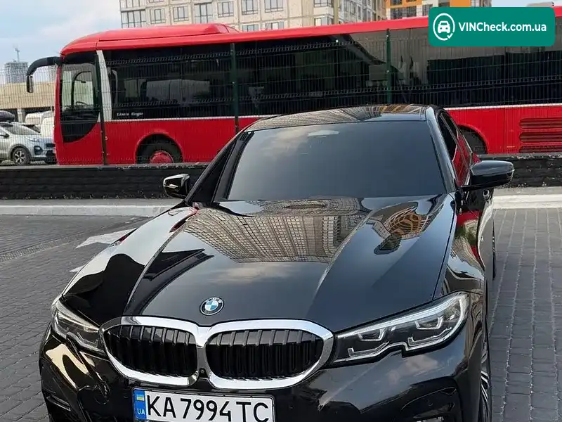 BMW 3 Series 2020, фото з оголошення 2 з 20, VIN WBA5V5103MFK42705