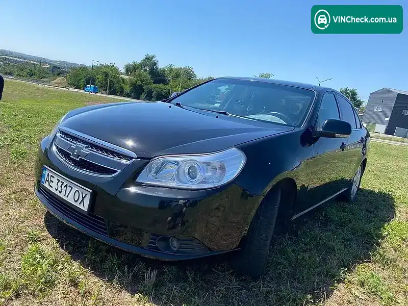 Chevrolet Epica 2008, фото з оголошення 2 з 20, VIN Y6DLF69KE8B128961