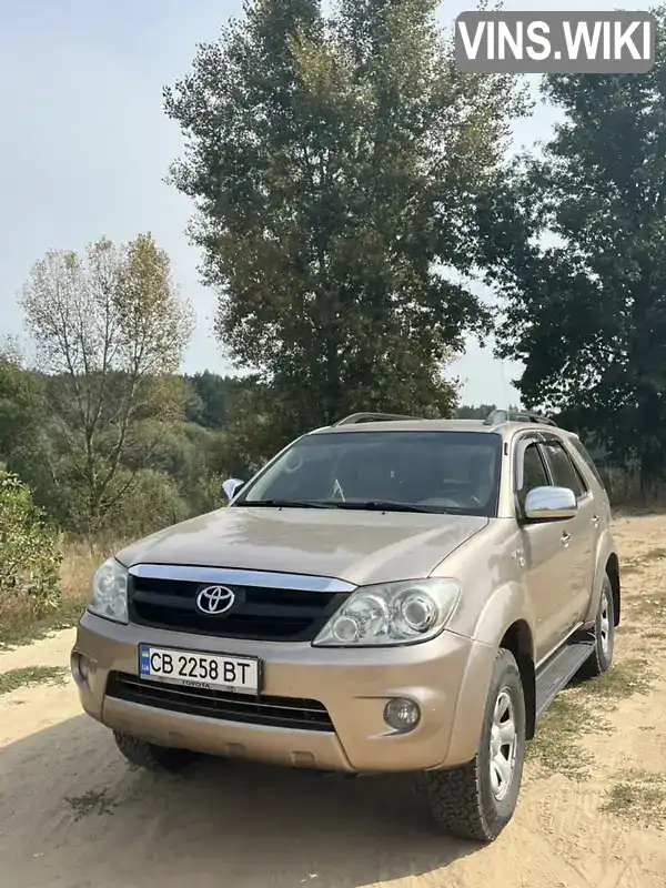Toyota Fortuner 2006, фото з оголошення 1 з 21, VIN MR1YX59G163004204