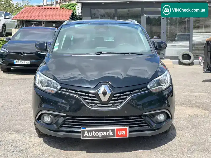 Renault Scenic 2018, фото з оголошення 2 з 21, VIN VF1RFA00762206178