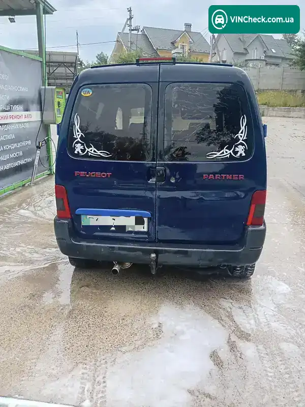 Peugeot Partner 1998, фото з оголошення 2 з 7, VIN VF35CWJZE60144519