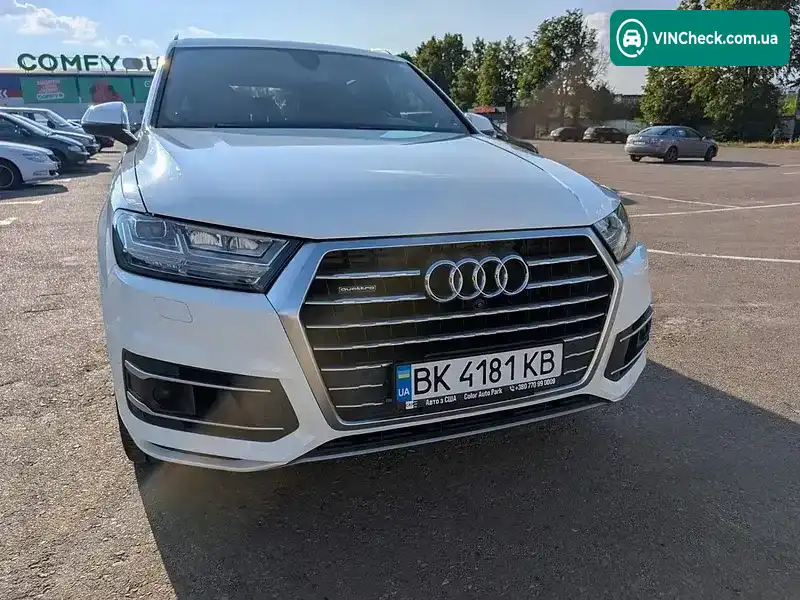 Audi Q7 2018, фото з оголошення 2 з 20, VIN WA1LAAF70JD051555