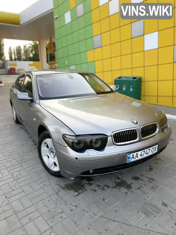 BMW 7 Series 2004, фото з оголошення 1 з 15, VIN WBAGL61030DM63215