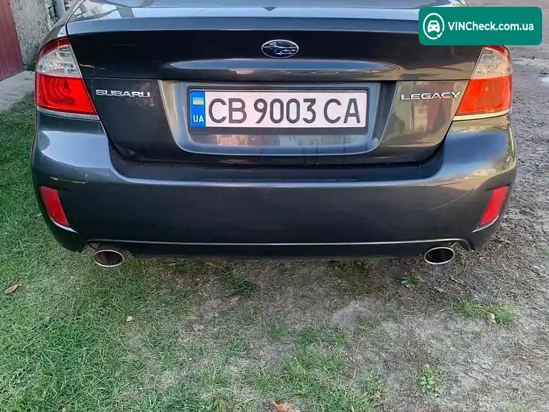Subaru Legacy 2008, фото з оголошення 2 з 9, VIN JF1BL5LF38G045333