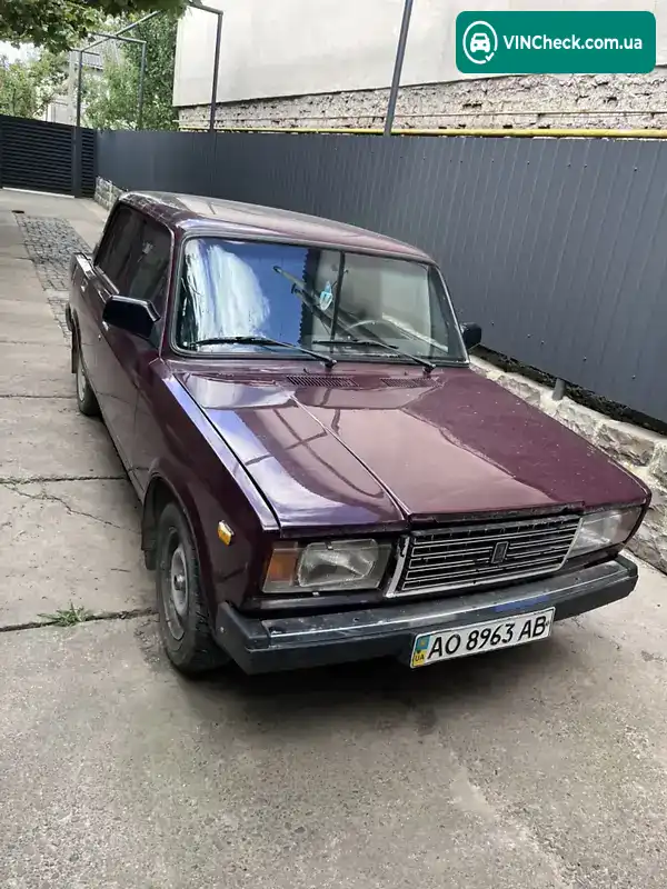 ВАЗ / Lada 2107 2005, фото з оголошення 2 з 7, VIN XTA21070052249806