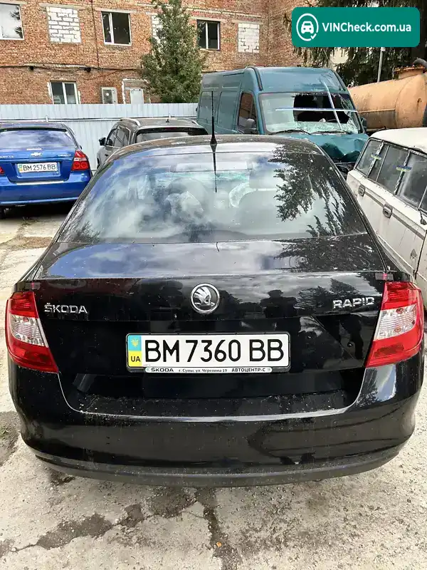 Skoda Rapid 2014, фото з оголошення 2 з 16, VIN TMBAD2NH7EB103009