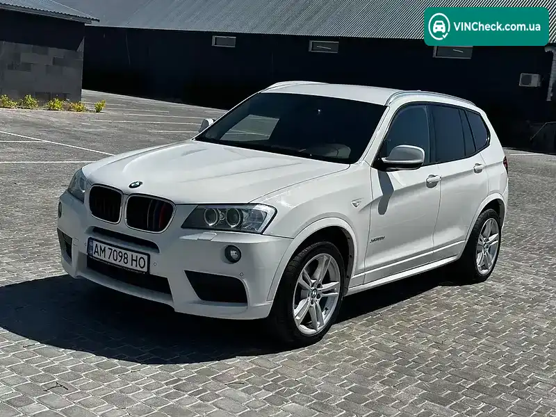BMW X3 2012, фото з оголошення 2 з 21, VIN WBAWY310X0L554306