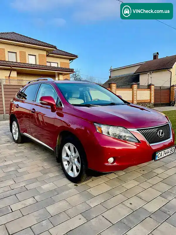 Lexus RX 2010, фото з оголошення 1 з 20, VIN 2T2BK1BA3AC047329