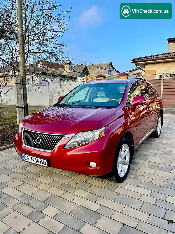 Lexus RX 2010, фото з оголошення 2 з 20, VIN 2T2BK1BA3AC047329