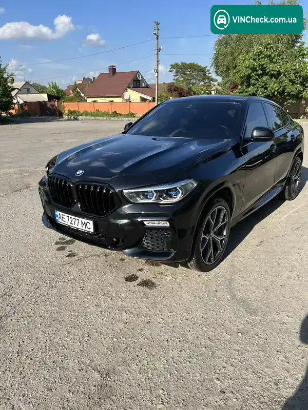 BMW X6 2021, фото з оголошення 2 з 21, VIN WBACY610309G93861