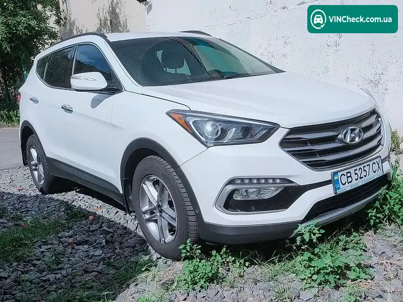Hyundai Santa FE 2017, фото з оголошення 1 з 9, VIN 5NMZUDLB2HH048868