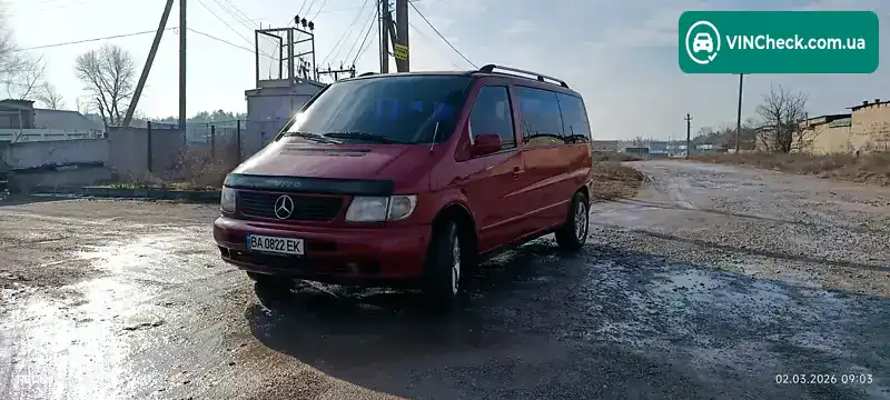 Mercedes-Benz Vito 1999, фото з оголошення 1 з 21, VIN VSA63809413218854