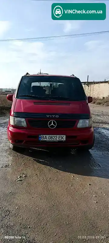 Mercedes-Benz Vito 1999, фото з оголошення 2 з 21, VIN VSA63809413218854