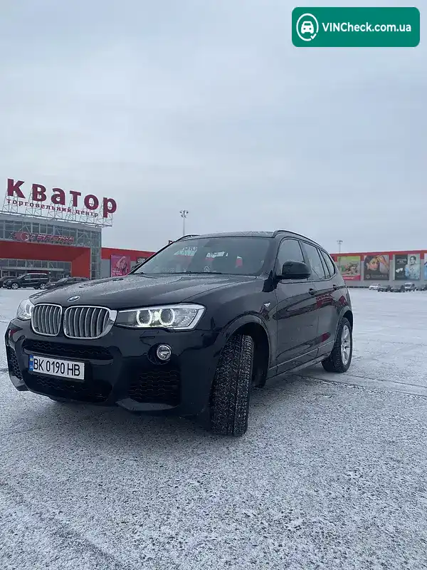 BMW X3 2017, фото з оголошення 1 з 16, VIN WBAWY510X00E35526