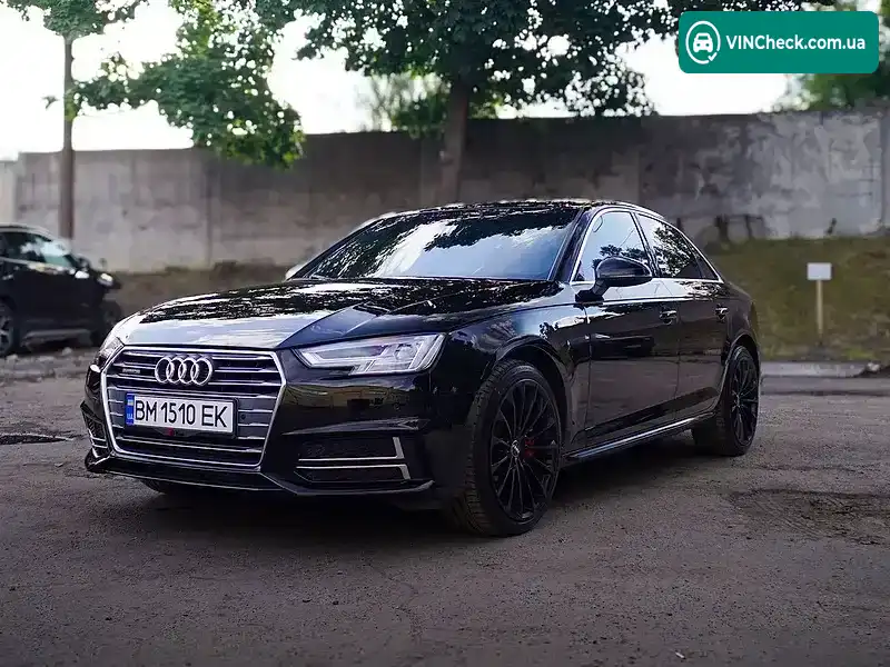 Audi A4 2017, фото з оголошення 2 з 19, VIN WAUENAF47JA033366