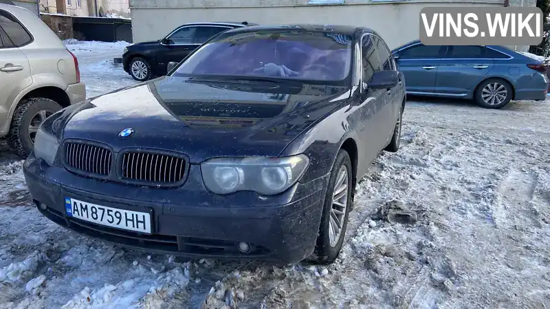 BMW 7 Series 2003, фото з оголошення 2 з 12, VIN WBAGL21010DS20849