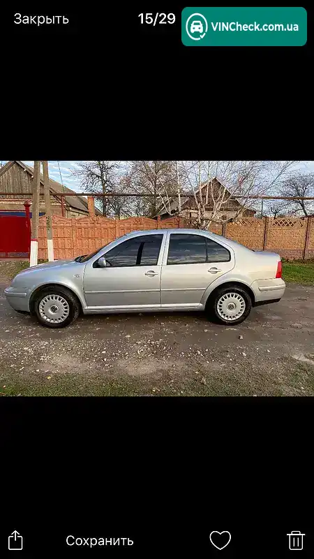Volkswagen Bora 2001, фото з оголошення 2 з 13, VIN WVWZZZ1JZ1W703530