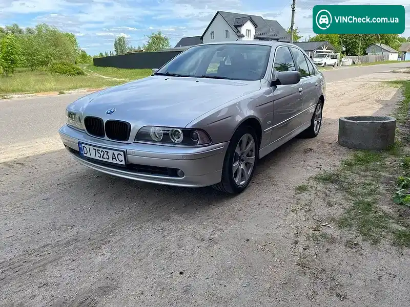 BMW 5 Series 2001, фото з оголошення 2 з 13, VIN WBADT41060GY28637