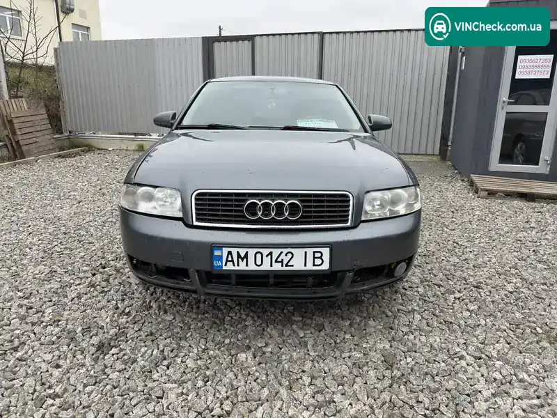 Audi A4 2001, фото з оголошення 2 з 20, VIN WAUZZZ8EZ1A069549