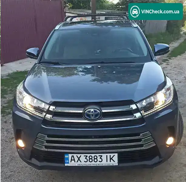 Toyota Highlander 2017, фото з оголошення 1 з 7, VIN 5TDDGRFH9HS023106