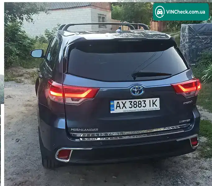 Toyota Highlander 2017, фото з оголошення 2 з 7, VIN 5TDDGRFH9HS023106