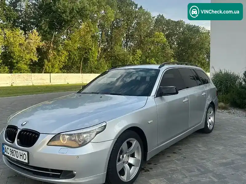 BMW 5 Series 2008, фото з оголошення 2 з 20, VIN WBAPX51090C140324