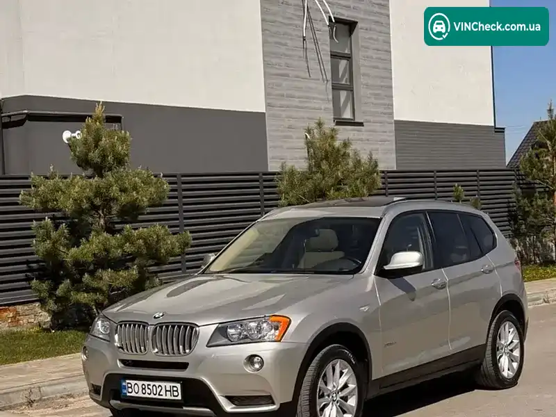 BMW X3 2012, фото з оголошення 1 з 21, VIN 5UXWX9C50D0A15011