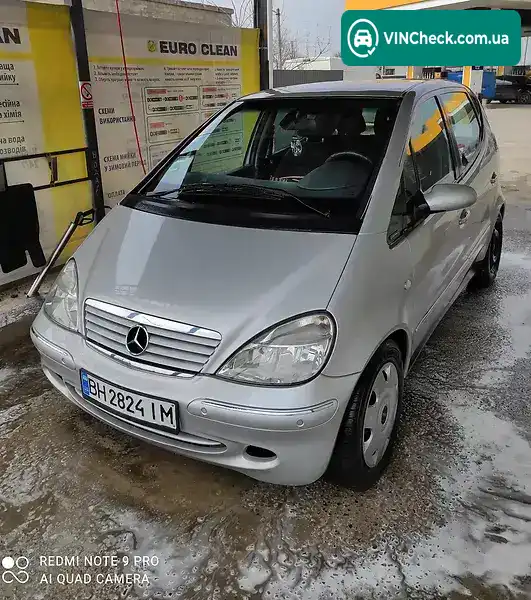 Mercedes-Benz A-Class 2001, фото з оголошення 1 з 20, VIN WDB1681331J703970