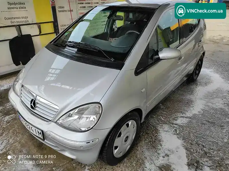 Mercedes-Benz A-Class 2001, фото з оголошення 2 з 20, VIN WDB1681331J703970