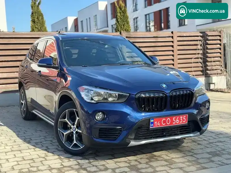 BMW X1 2018, фото з оголошення 1 з 20, VIN WBXHU7C59K3H44789