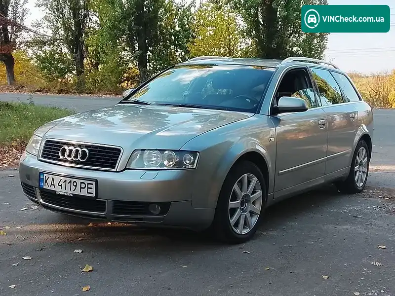 Audi A4 2002, фото з оголошення 2 з 20, VIN WAUZZZ8E03A127344