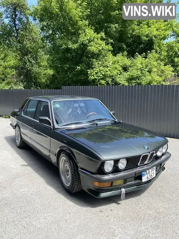 BMW 5 Series 1984, фото з оголошення 1 з 11, VIN WBADA310309213161