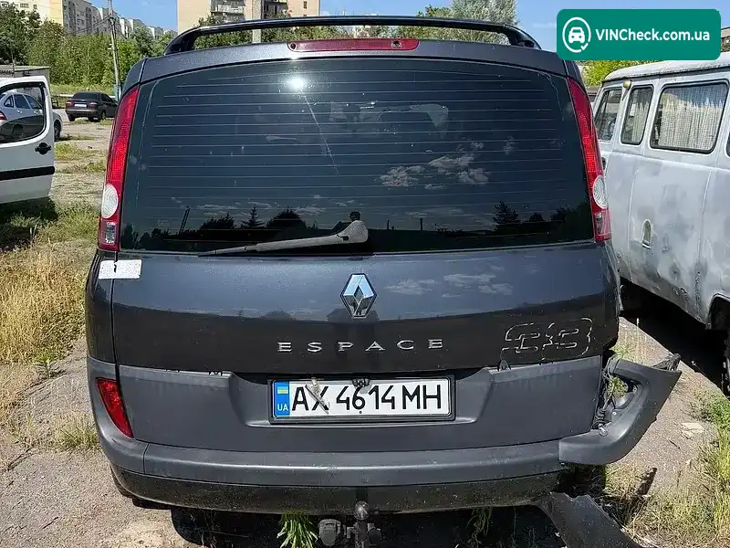 Renault Espace 2004, фото з оголошення 2 з 16, VIN VF1JK0GA632384688