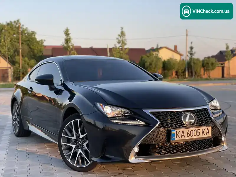 Lexus RC 2017, фото з оголошення 1 з 20, VIN JTHSM5BCXH5003857
