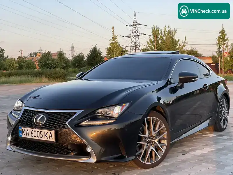 Lexus RC 2017, фото з оголошення 2 з 20, VIN JTHSM5BCXH5003857